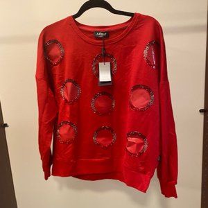 Armani Jeans Red Sweatshirt